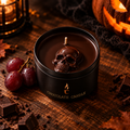 Dark Chocolate Candle Halloween Skull Edition